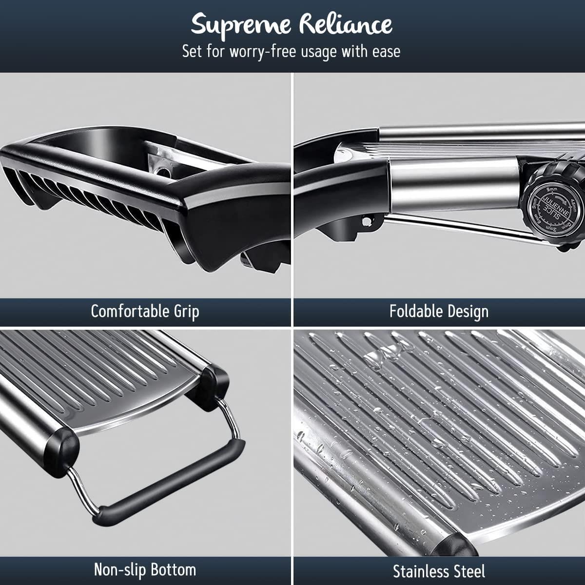 Pro Mandoline Vegetable Slicer Fruit Cutter Food Julienne Grater