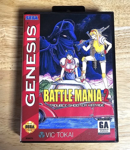 Battle Mania 2 Trouble Shooter 16 Bit MD Game & Case For Sega Mega Drive Genesis
