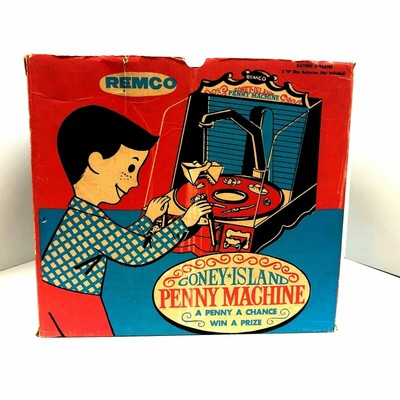 Remco Coney Island Penny Machine with Box