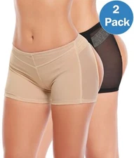 2 Pack Women Butt Lifter Booty Hips Enhancer Shapewear Body Shaper Underwear US