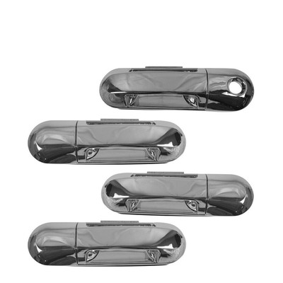 Chrome Exterior Door Handle Set - 4-Piece Kit For Ford Explorer, Mercury Mountaineer & More 6 thumbnail image