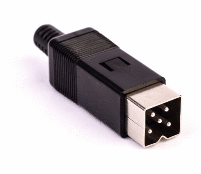 5 PIN Square DIN Male PSU Connector Amiga 500 600 1200 Commodore 128