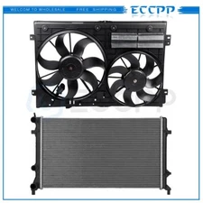 Fit for 2013-2014 Volkswagen Beetle 2.5L Brand New Cooling Fan & Radiator Kit
