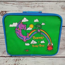 Vintage 1993 Lyons Group Barney Baby Bop Suitcase Barney And Friends