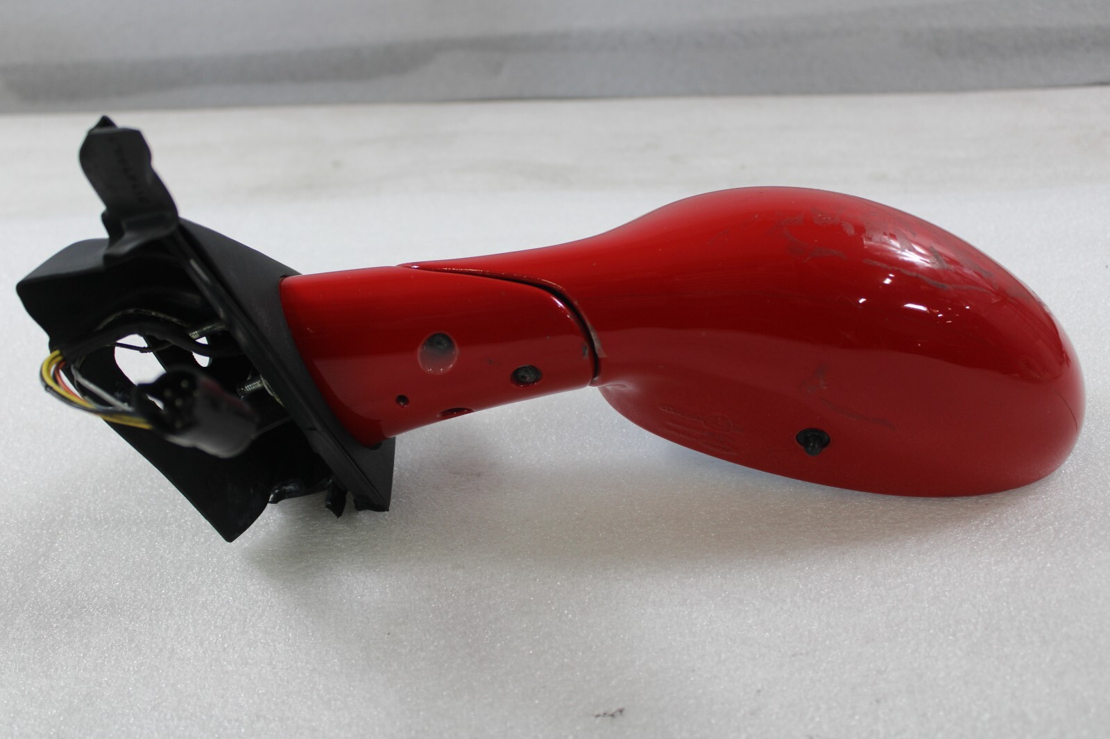 Ferrari 360, Spider, LH, Side View Mirror, Red, Scuffed, Used, P/N 65731810