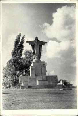 DISON Wallonien Belgien Le Sacré Coeur Denkmal Monument alte Postkarte gelaufen