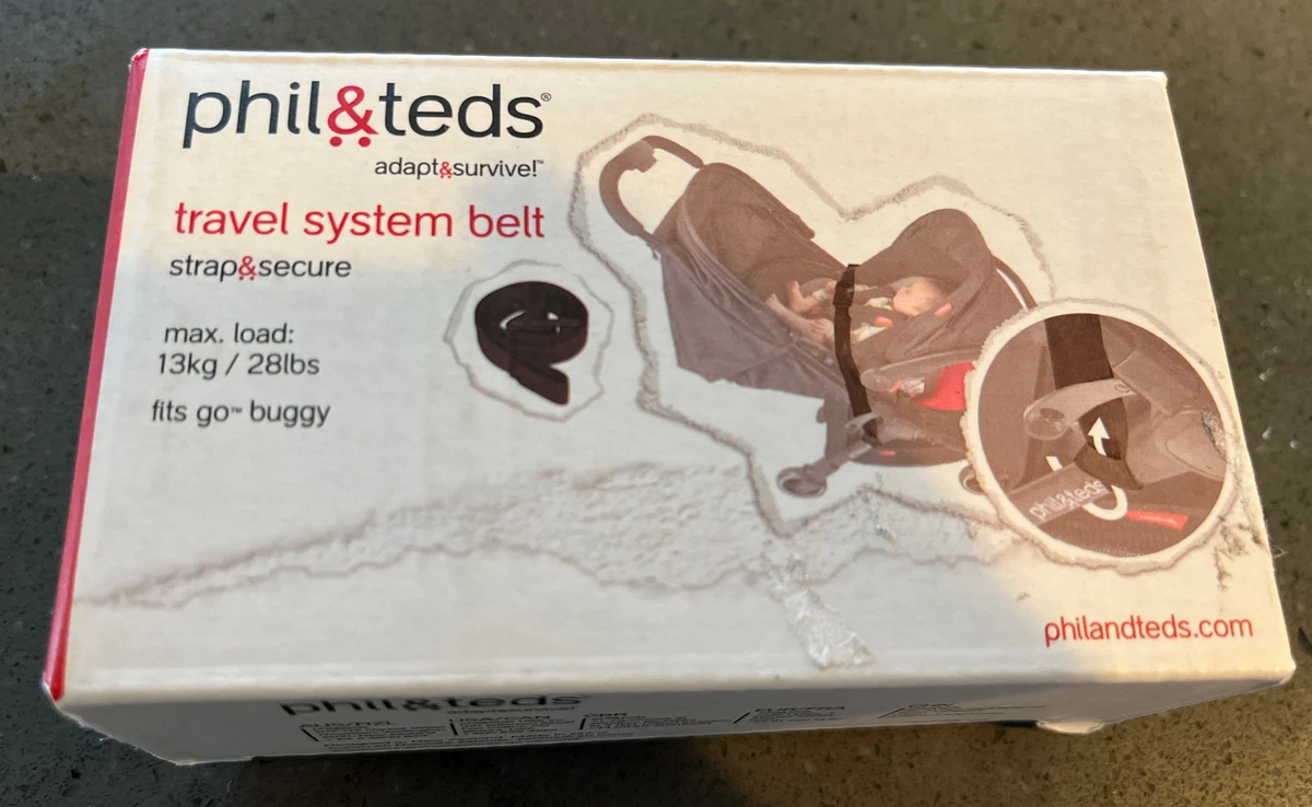 Phil Ted s Travel System Belt Black For Go Buggy New Phil teds