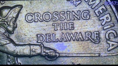 【廃版!レア】WA SCW 「V16 ローデッドターゲット ロングスライド」 2021 P Washington Crossing the Delaware Quarter.💥Rare-Broken