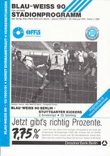 II. BL 90/91 Azul-Blanco 90 Berlín - Stuttgarter Kickers, 24.02.1991