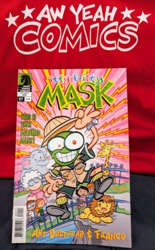 Itty Bitty Mask by Art Baltazar & Franco! Complete Set! Issues 1-4! - Afbeelding 1 van 4