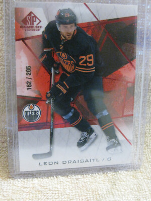 2021-22 Upper Deck SP Game Used Red Fragment /205 Leon Draisaitl #9 Edmonton
