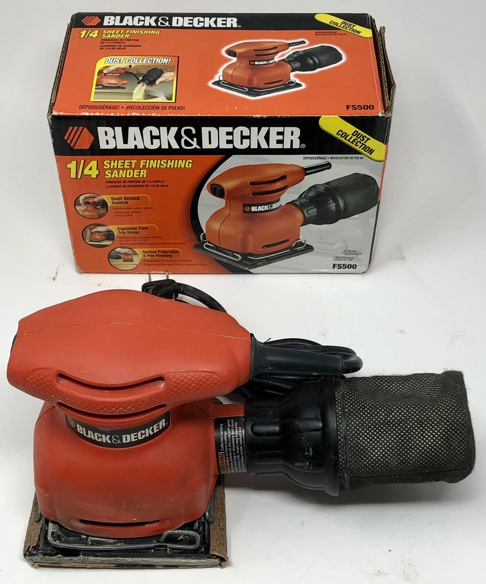 Black & Decker Handheld Palm Sander Model FS500