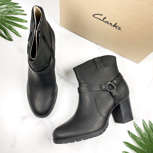 NIB Clarks Verona Rock Heeled Ankle 