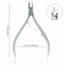 ZEEPK 3/4 HIGH QUALITY STAINLESS STEEL FINGERNAIL CUTICLE NIPPER CLIPPER CUTTER