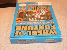 Wheel Of Fortune: Family Edition NES Nintendo Game Original BOX Complete CIB 