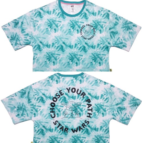 DISNEY Star Wars Mandalorian Yoda Grogu Shirt Choose Your Path Tie Dye Medium M