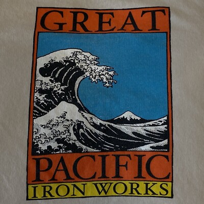 patagonia 2003年製 アイランドペンプシャツ s Patagonia Great Pacific Iron Works Hokusai Wave Tee - Very Good