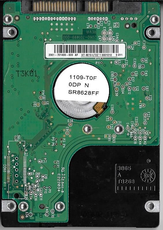 Western Digital WD1200BEVS-22UST0 120GB Sata Hard Drive DCM: HACT2ABB - Image 2 of 2