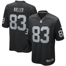 Darren Waller #83 Las Vegas Raiders Nike NFL Black Game Jersey Men's 3XL NWT
