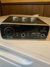 Behringer U-phoria Um2 Single Channel Audio Interface - Black (no Cords)