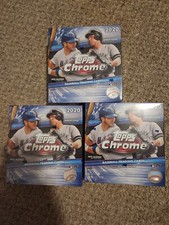 2020 Topps Chrome Baseball MLB Mega Box Lot of 3 Factory Sealed Free Shipping