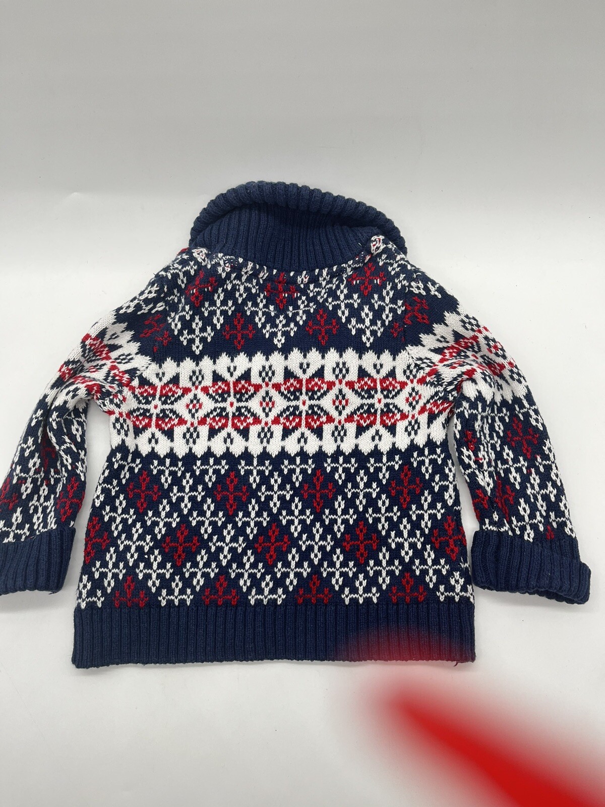 Mothercare Yes Baby Boy Christmas Jumper Blue Red 36 Months Warm Cody Cute eBay