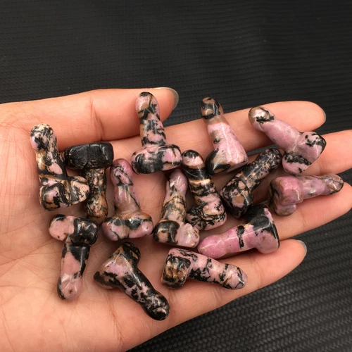 Wholesale Natural mix mini Penis Carved quartz Crystal Massager Wand Healing - Picture 222 of 296