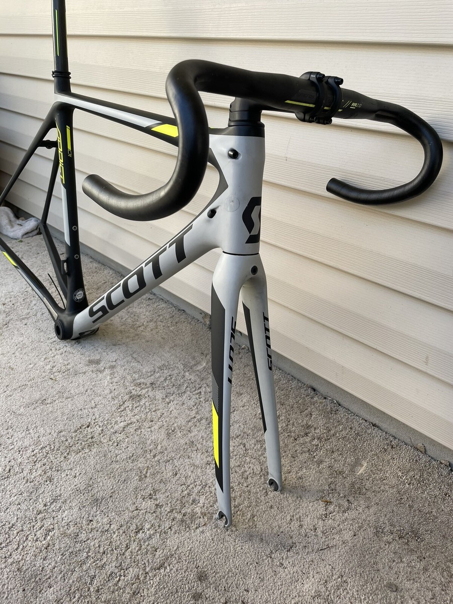 2016 Scott Addict Carbon Large 56cm Rim Brake Frameset 700C