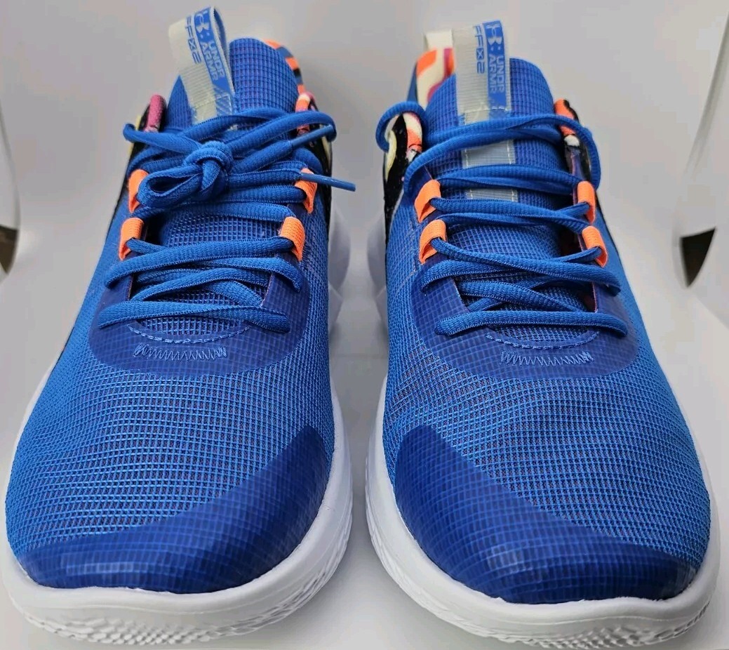 Under Armour Flow Futr X2 Basketball Shoes Brilliant Blue  display picture 2