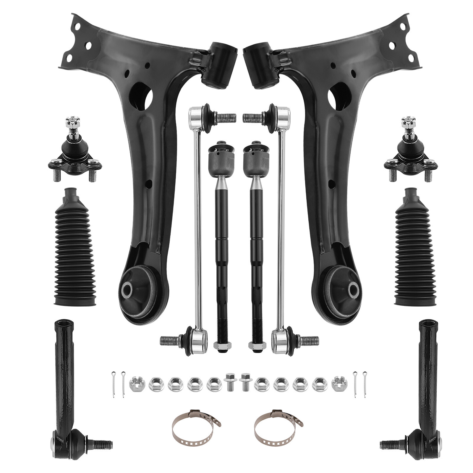 Quick Complete Suspension Kit Front Struts Control Arms For 03-08 Toyota Corolla