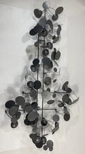 Rain Drops Large Metal Wall Art Sculpture by Curtis Jere? or Ludovic Boney? MCM?