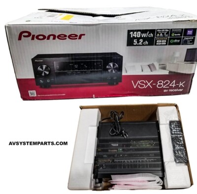 Pioneer VSX-824-K Receiver 5.2-Channel 4K Ultra HD Ready,Android