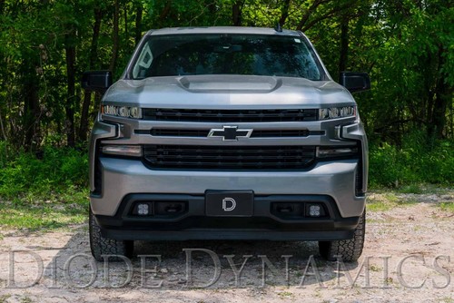 SS3 LED Fog Light for 2019-2021 Chevy Silverado 1500 Max Yellow w/Backlight - Picture 7 of 14