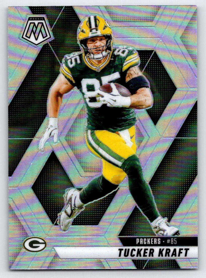 2025 Panini Mosaic - Tucker Kraft #50 Mosaic Silver Prizm Packers