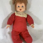 Vintage 1965 Mattel Baby Secret Pull String Talking Doll (works)