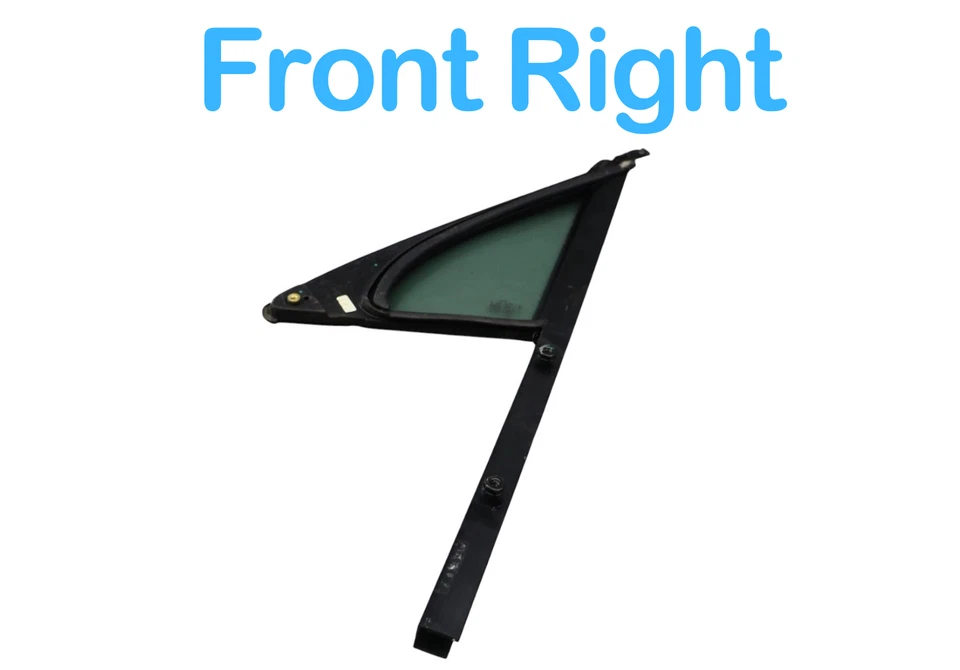 Puerta delantera derecha del lado del pasajero 11-18 Porsche Cayenne cuarto ventana vidrio OEM Foto 3 de 4