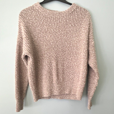 Universal Thread Women's Knit Crew Neck Pullover Sweater Long Sleeve Gray L