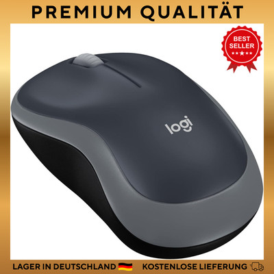 Logitech M185 Kabellose Maus, 2,4 GHz mit USB-Nano-Empfänger