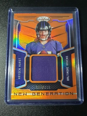 Hayden Hurst - Certified Football 2018 - Ravens - New Generation Patch - /399