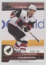 2017-18 Upper Deck Exclusives 58/100 Niklas Hjalmarsson #259 15ok