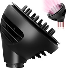 Wave Curl Diffuser Attachment for Dyson Airwrap HS01 HS05 Black Hair Nozzle