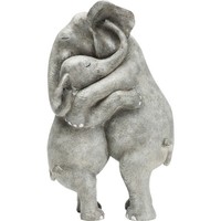 Deko Figur Deko Objekt Elefanten Motiv Polysandstein Figur Silber Kare Design