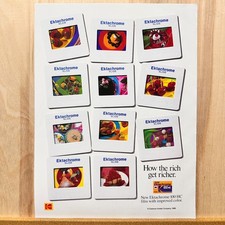 1989 Eastman Kodak Ektachrome 100 HC Film Slides Vintage Print Ad Advert Art
