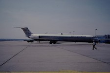 Dia YU-ANB McDonnell Douglas MD82 Adria 06/1990 Flugzeug 35mm gerahmt OP-O12-87