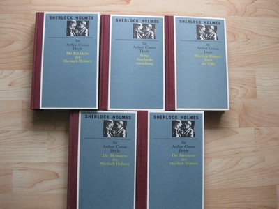 Sir Arthur Conan Doyle   5 Bände Sherlock Holmes