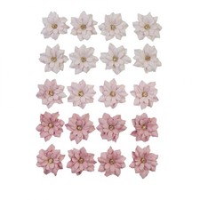 Prima Marketing 655350658830 Flowers, White,Flower Embellishments