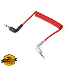 Alvin's 3.5mm TRS to TRRS SC7 Mic Cable for Rode VideoMic, iPhone