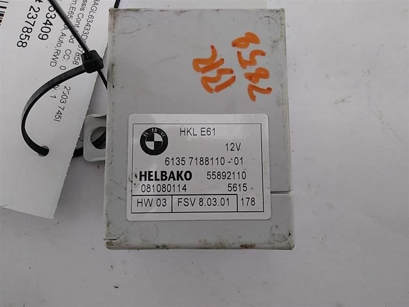 BMW 745i 750Li E65 E66 Trunk Computer Control Module 2003 2004 2005 2006 2007 08 - Image 2 of 4