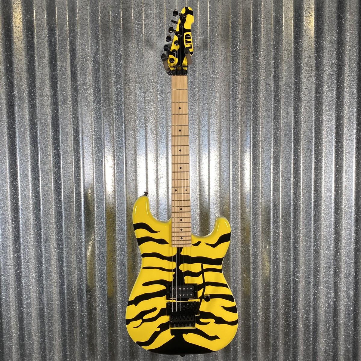 イエローイーグルshop ESP LTD GL-200MT George Lynch Yellow Tiger Stripe Graphic Guitar