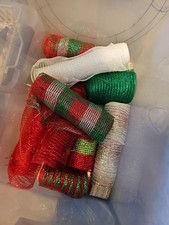 Lot Crafting Mesh Ribbon   Deco Poly Mesh for Wreaths, DIY Crafts